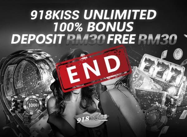918Kiss无限存送100％ 存RM30送RM30600x440EN end